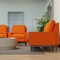 Pumpkin - Orange & Rust Plain & Solid,Small Scale Upholstery Fabric 54 Inches"